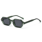 New Black Square Retro Sunglasses Branded Designer Concave Irregular Thick Frame Men Women Fashion Sun Glasses Uv400