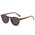Retro round Sunglasses Men Women Fashion Small Polarized Sun Glasses for Male Female Literary Vintage Shades Driving Eyeglasses