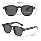 Square Fashion Sunglasses Men Core Insert Temple Luxury Brand Sun Glasses Women Travel Beach Party Festival Gifts