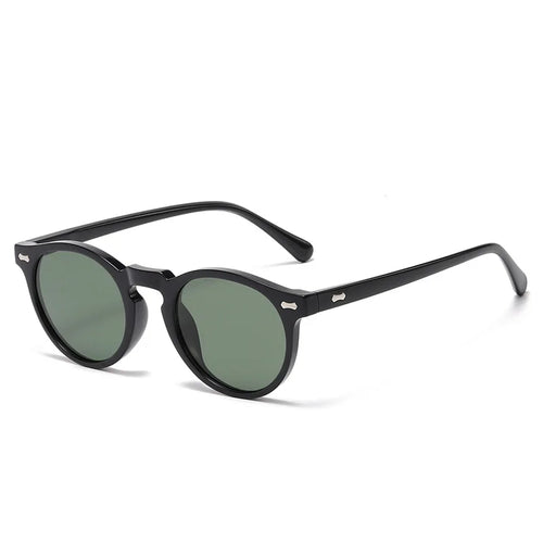 Retro round Sunglasses Men Women Fashion Small Polarized Sun Glasses for Male Female Literary Vintage Shades Driving Eyeglasses