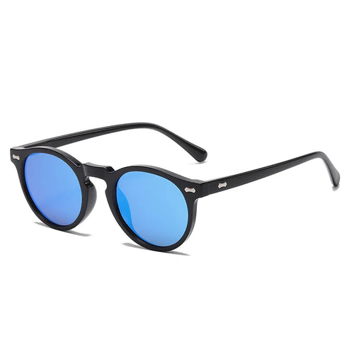 Retro round Sunglasses Men Women Fashion Small Polarized Sun Glasses for Male Female Literary Vintage Shades Driving Eyeglasses