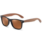 Environment-Friendly Retro Walnut Wood Sunglasses UV400 Polarized Bamboo Sunglasses Men'S Fashion Trendy anti Blue Lens 7061H